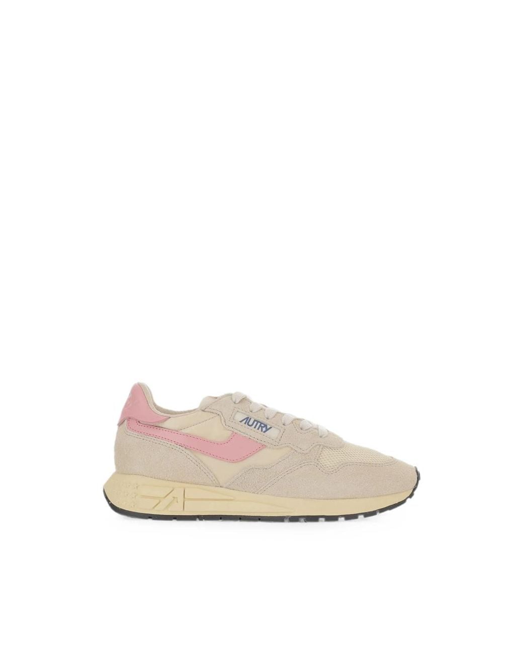 Autry Natural Panelled Low-Top Sneakers
