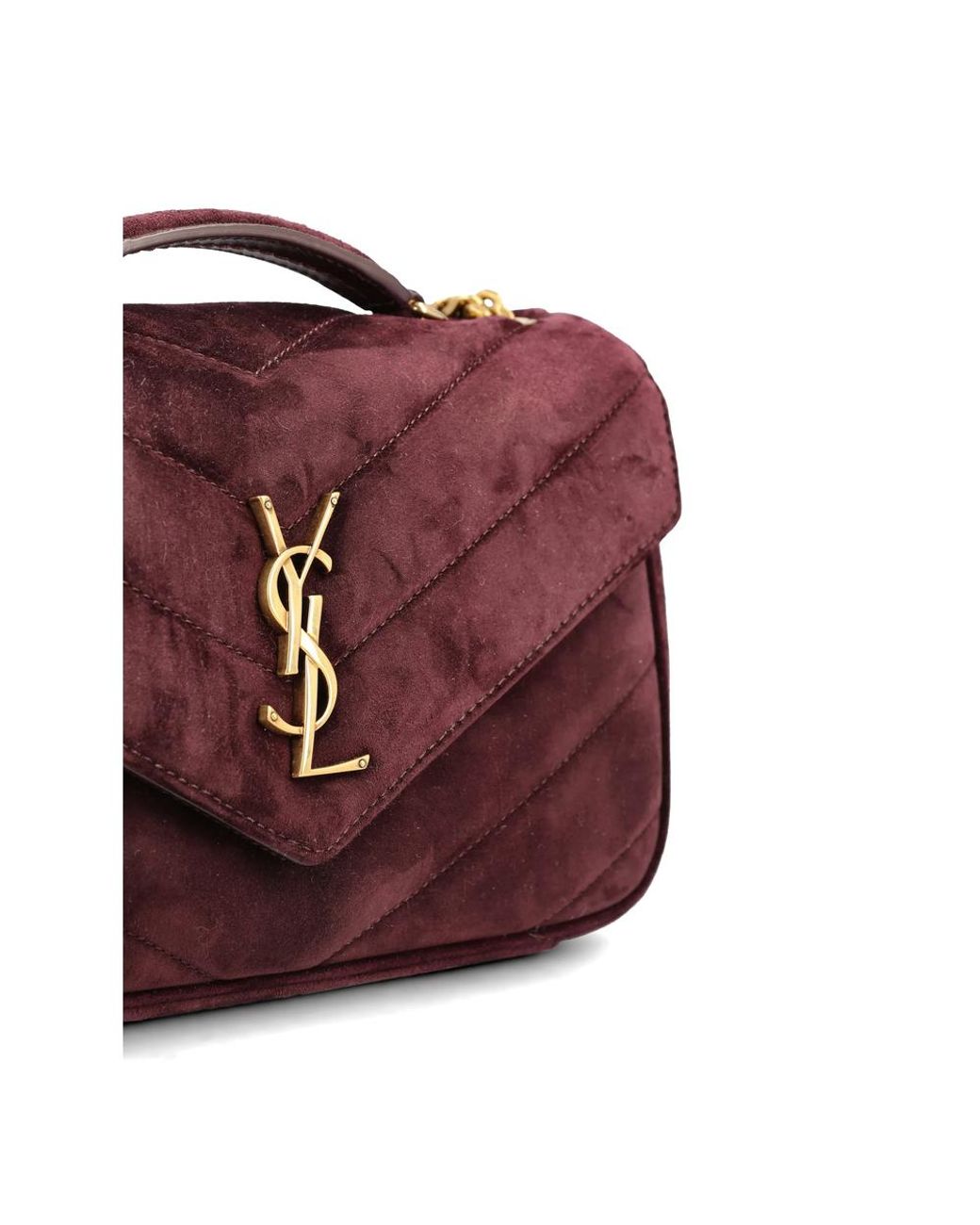 Saint Laurent Purple Shoulder Bags