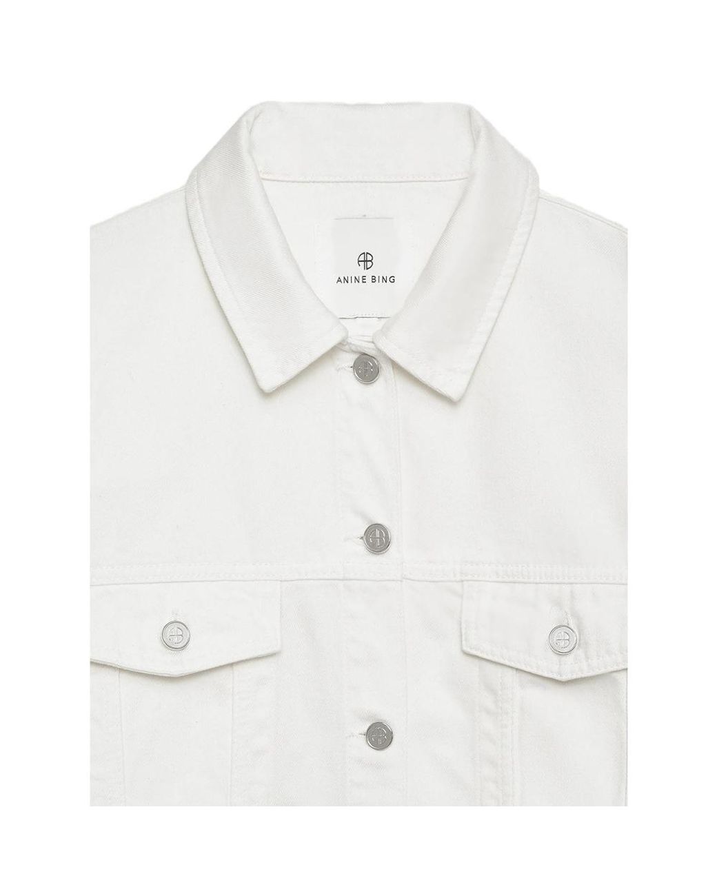 Anine Bing White Outerwears