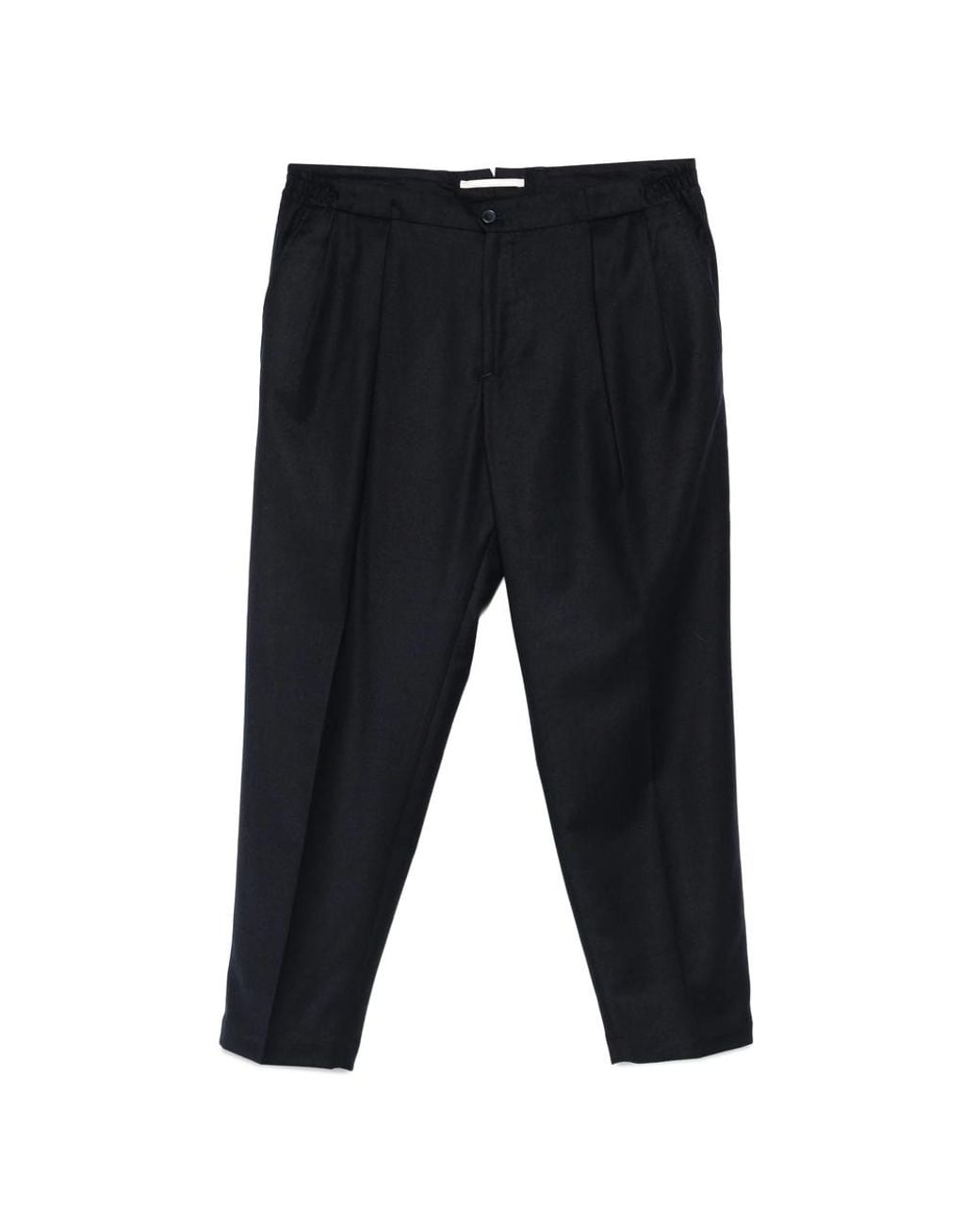 Briglia 1949 Black Pleated-Pocket Trousers for men