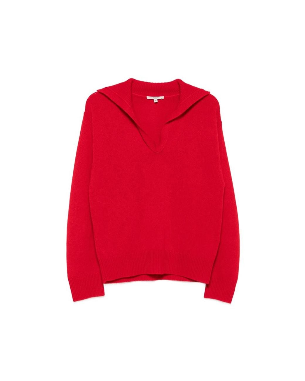 Barena Red Spread-Collar Sweater