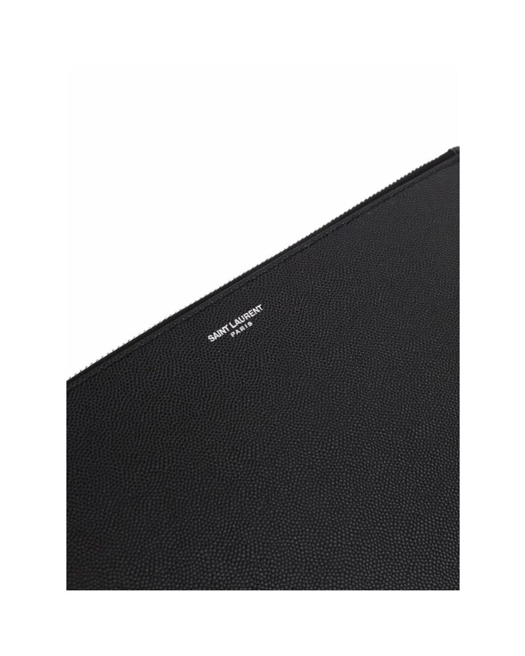 Saint Laurent Black Clutch Bags for men