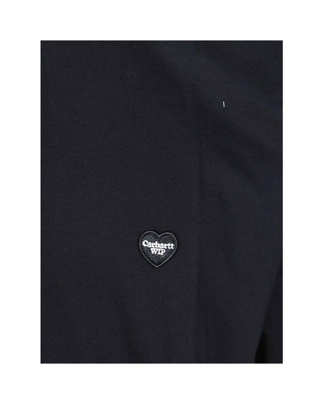 Carhartt Black Small Heart T-Shirt for men