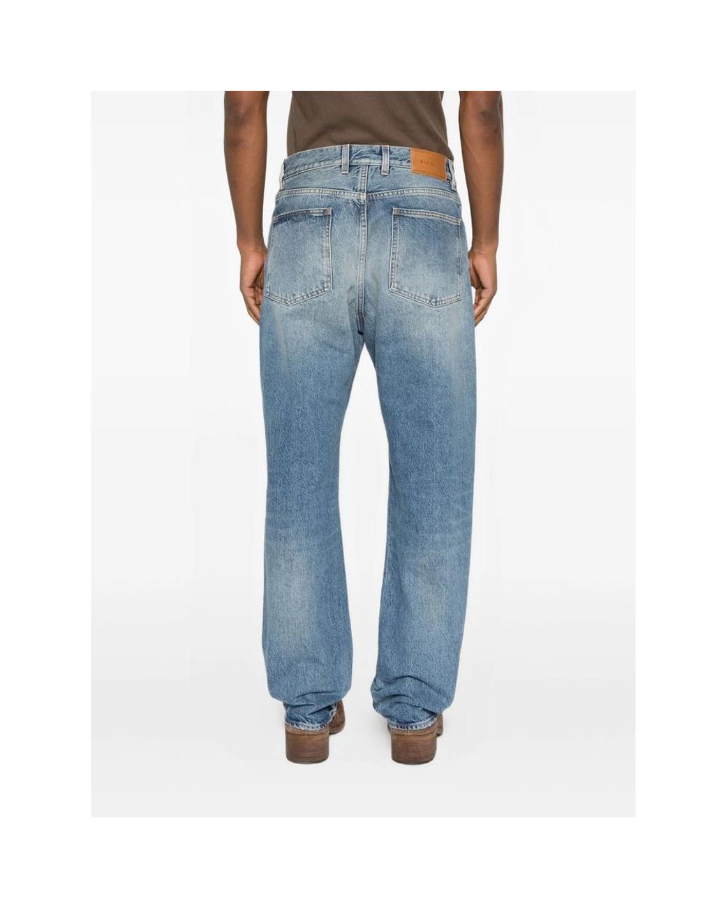 BLK DNM Blue Five-Pocket Jeans for men