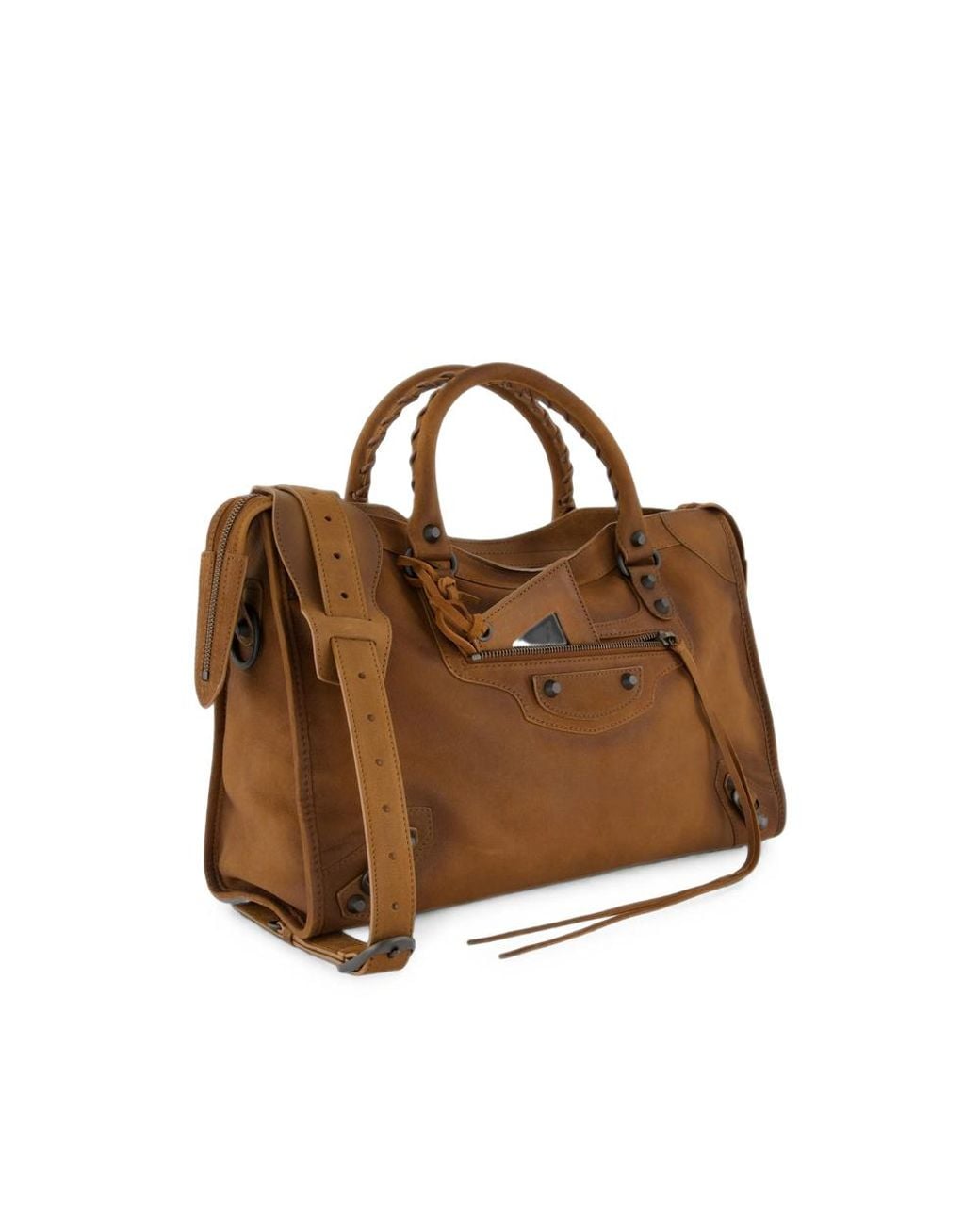 Balenciaga Brown Medium Le City Tote Bag