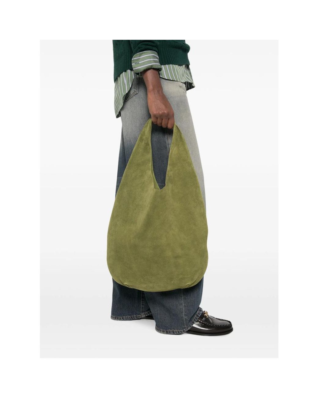 A.P.C. Green A. P.C. Neige Clou Shoulder Bag