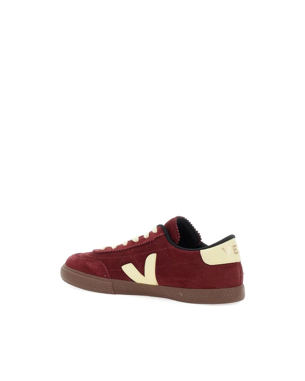 Veja Red Bordeaux Logo Sneakers for men