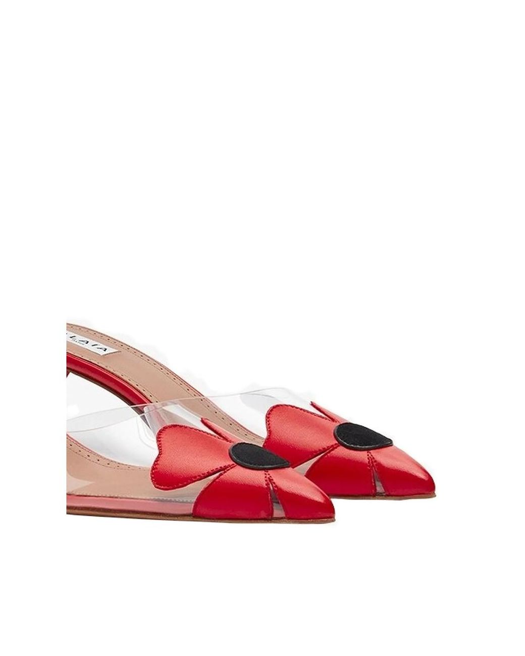 Alaïa Pink Bloom Mules