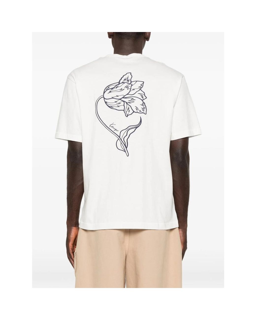 KENZO White T-Shirts & Vests for men