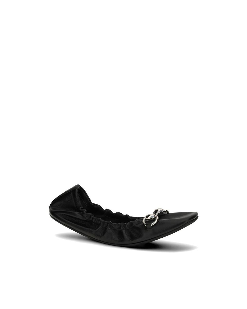 Gucci Black Ballet Flats