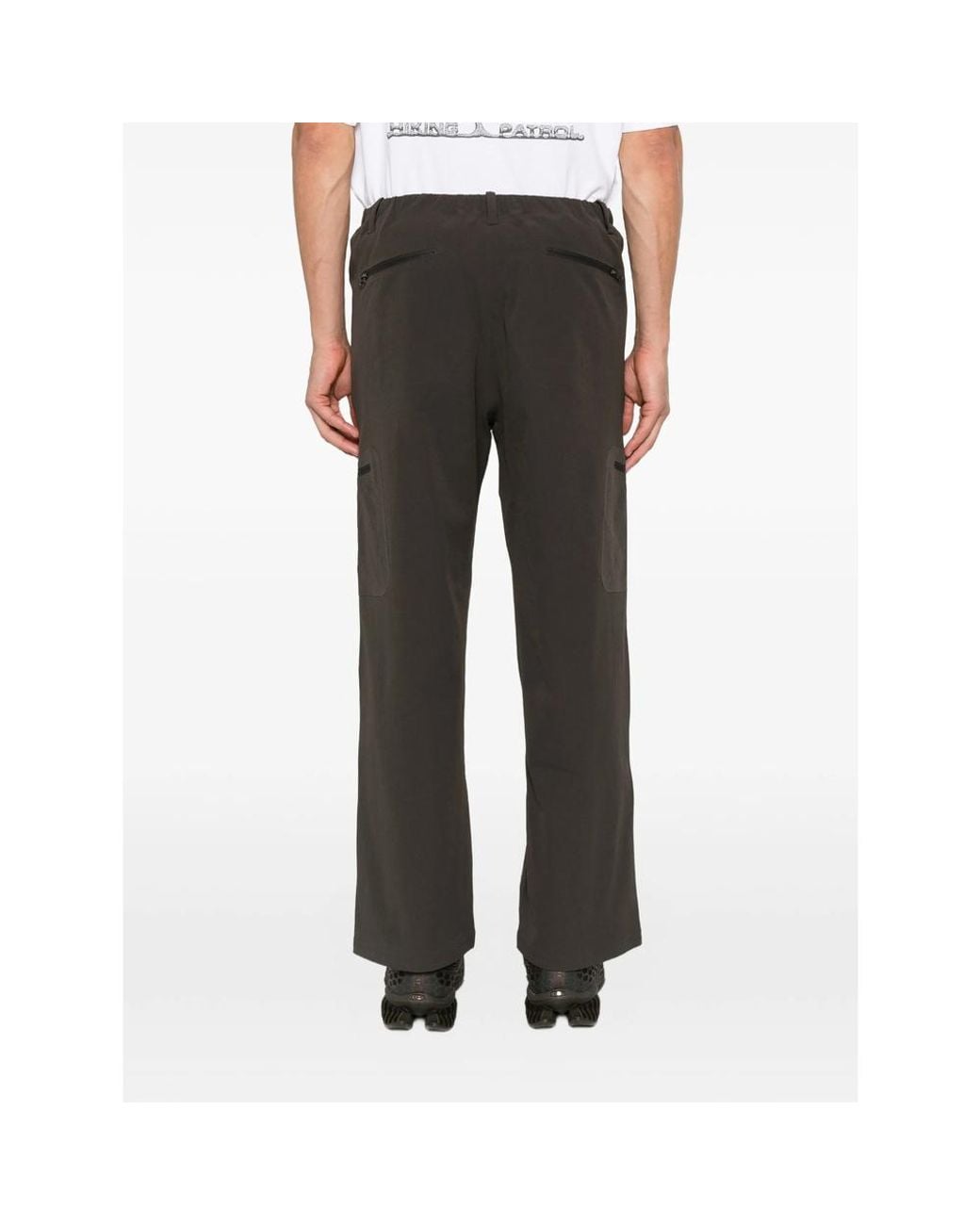 Hiking Patrol Gray Zip-Pocket Cargo Pants for men