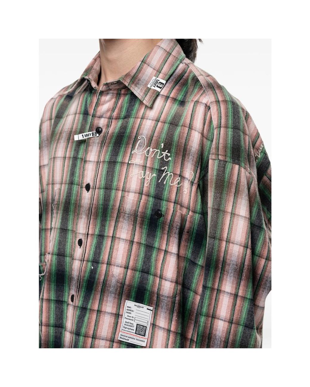 Maison Mihara Yasuhiro Gray Shirts for men