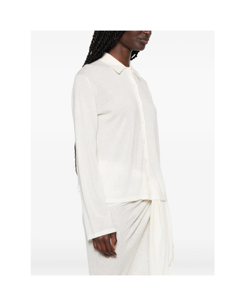 Soft Goat White Featherlight Shirt