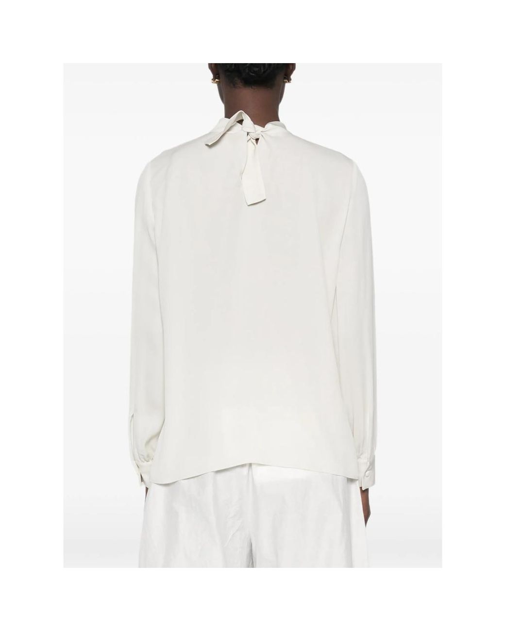 Giorgio Armani White Neutrals Tops