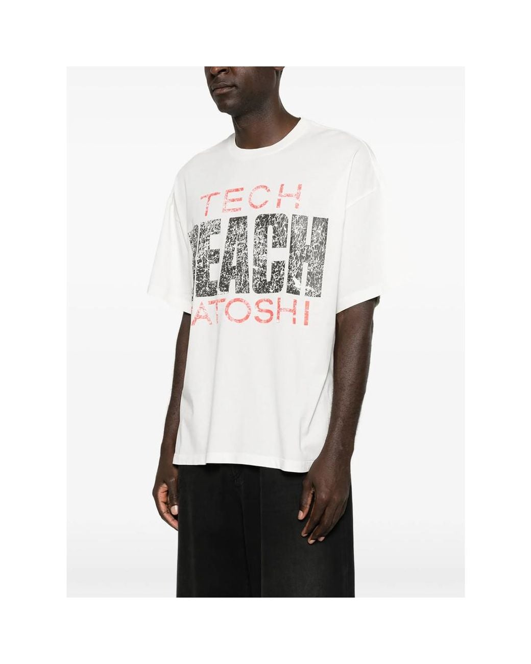Satoshi Nakamoto White Slogan-Print T-Shirt for men