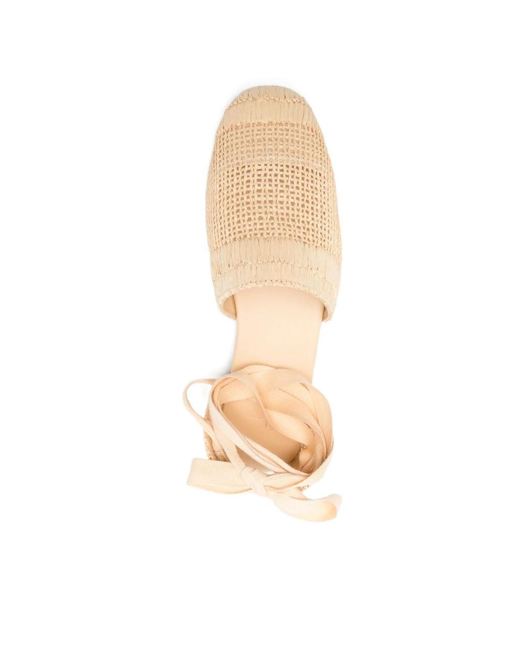 Castaner Natural Tie Woven Espadrilles