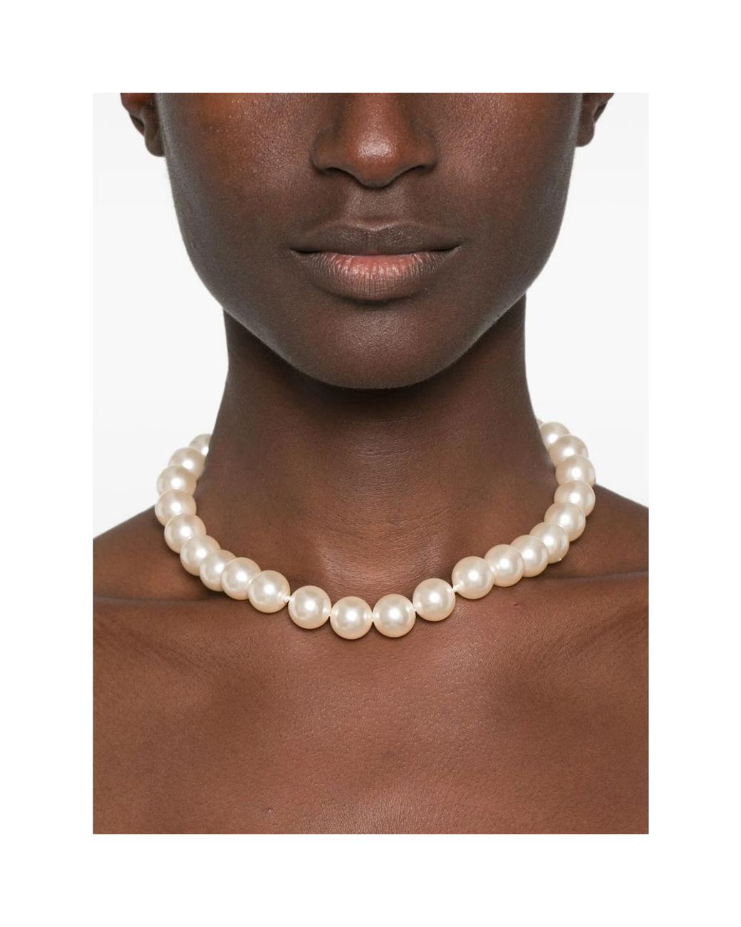 Alessandra Rich Metallic Neutrals Necklaces