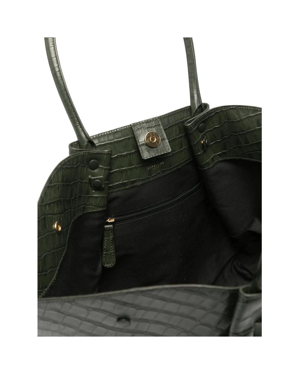 DeMellier London Black The New York Leather Tote Bag