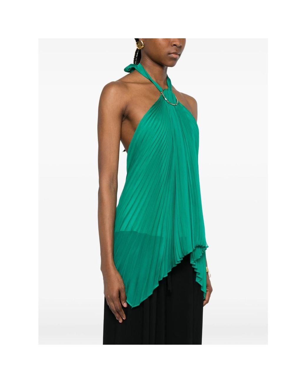 Max Mara Green Sleeveless Top Pianoforte