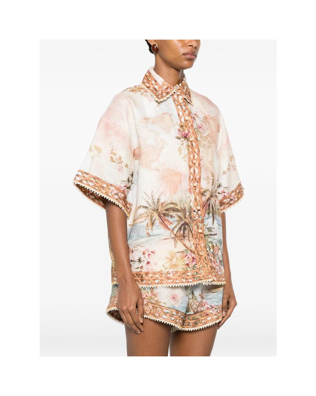 Zimmermann Pink Neutrals Tops