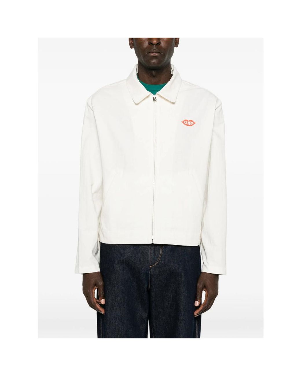 KENZO White Jackets for men
