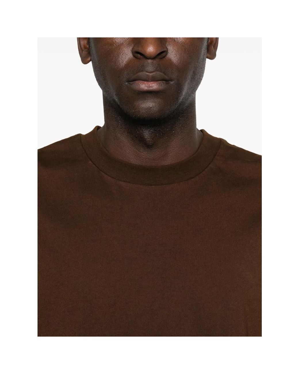 Entire studios Brown Crew-Neck T-Shirt for men