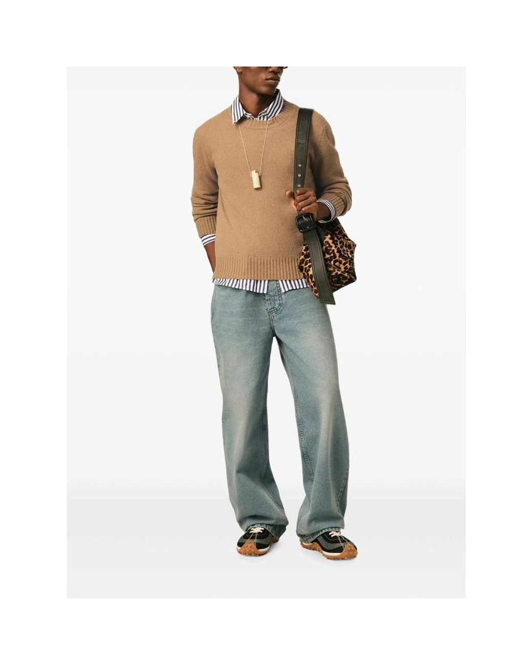 AMI Natural Sweaters & Knitwear for men