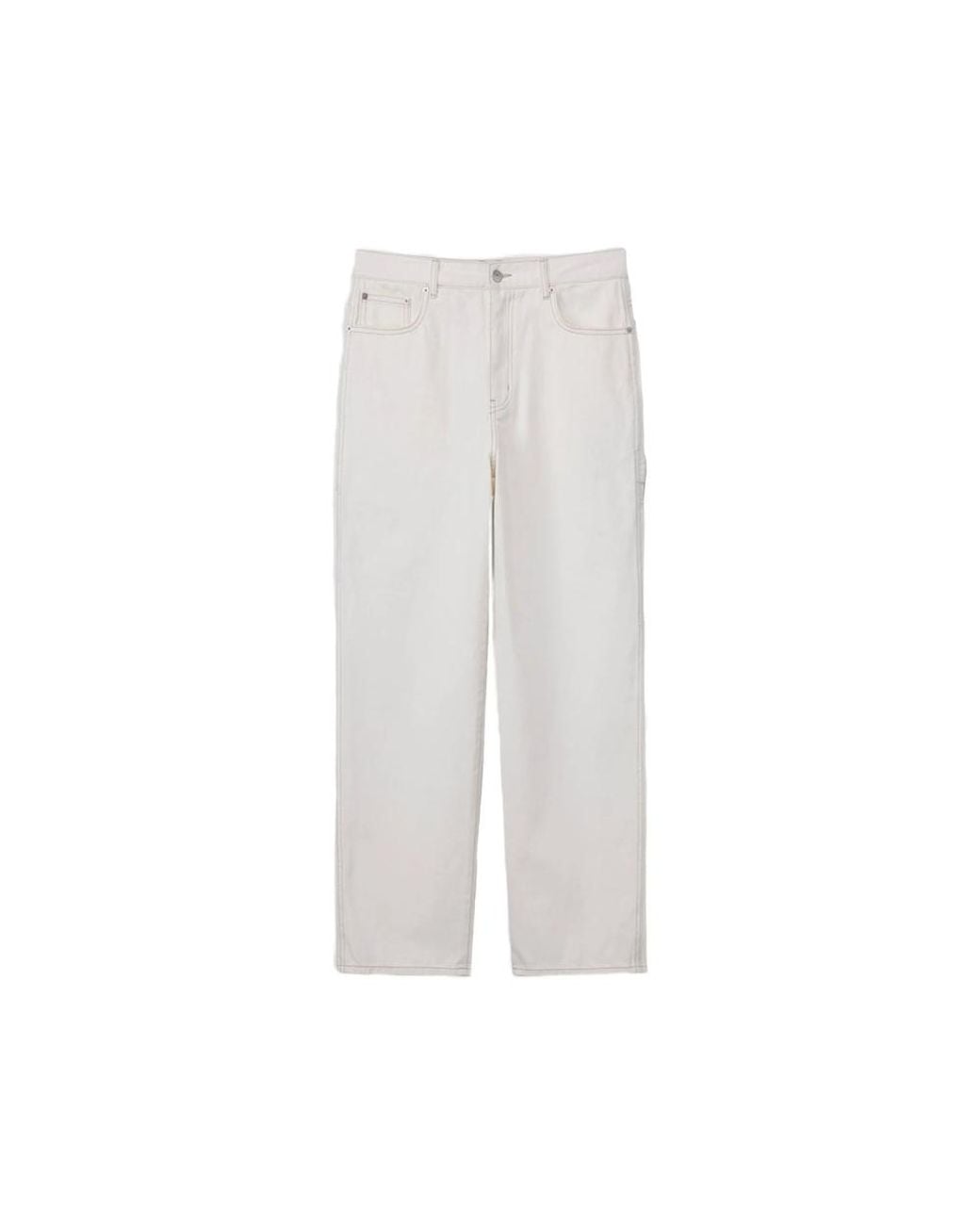 DUNST White Carpenter Trousers for men