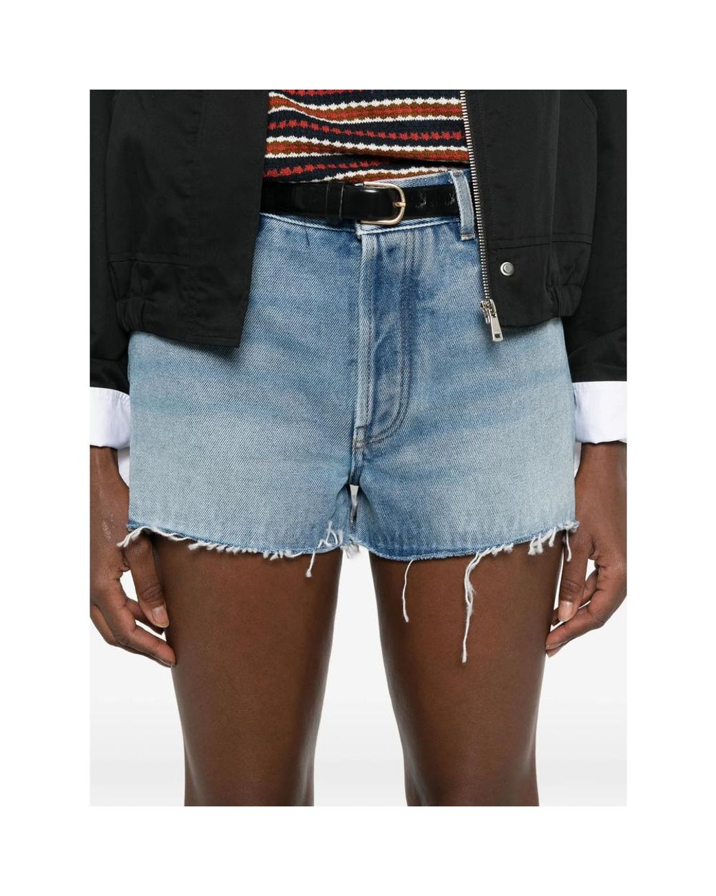 Miu Miu Blue Shorts