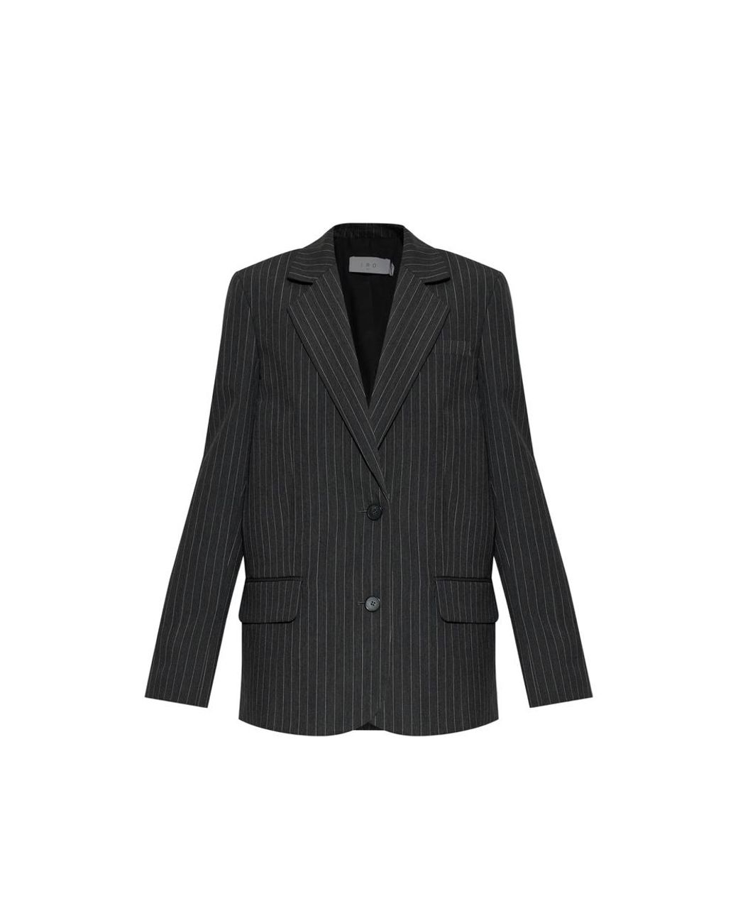 IRO Black Pinstripe-Pattern Blazer