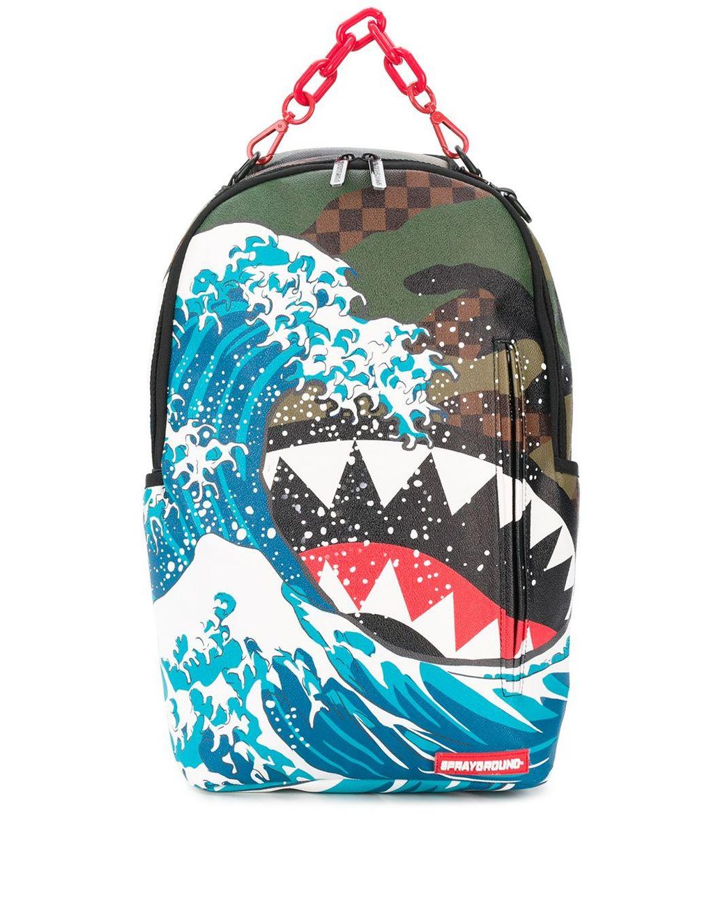 Sprayground Tsunami Sharks Backpack in Blue for Men Lyst Canada