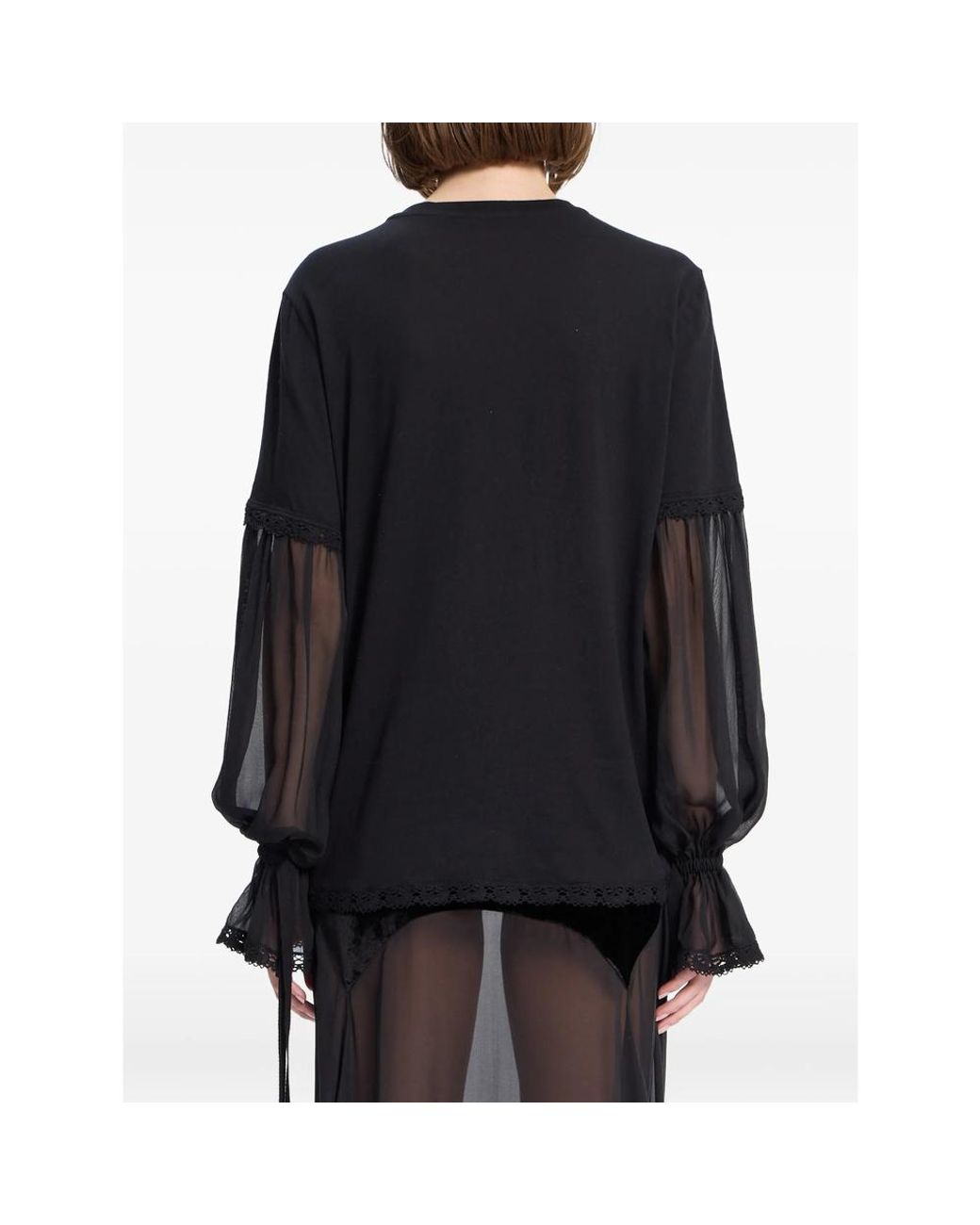 Ann Demeulemeester Black Tops