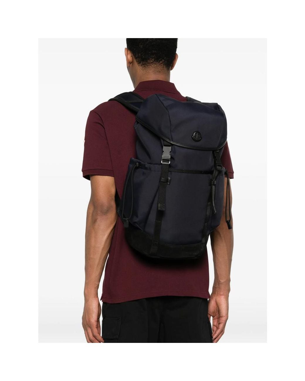 Moncler Black Backpacks for men