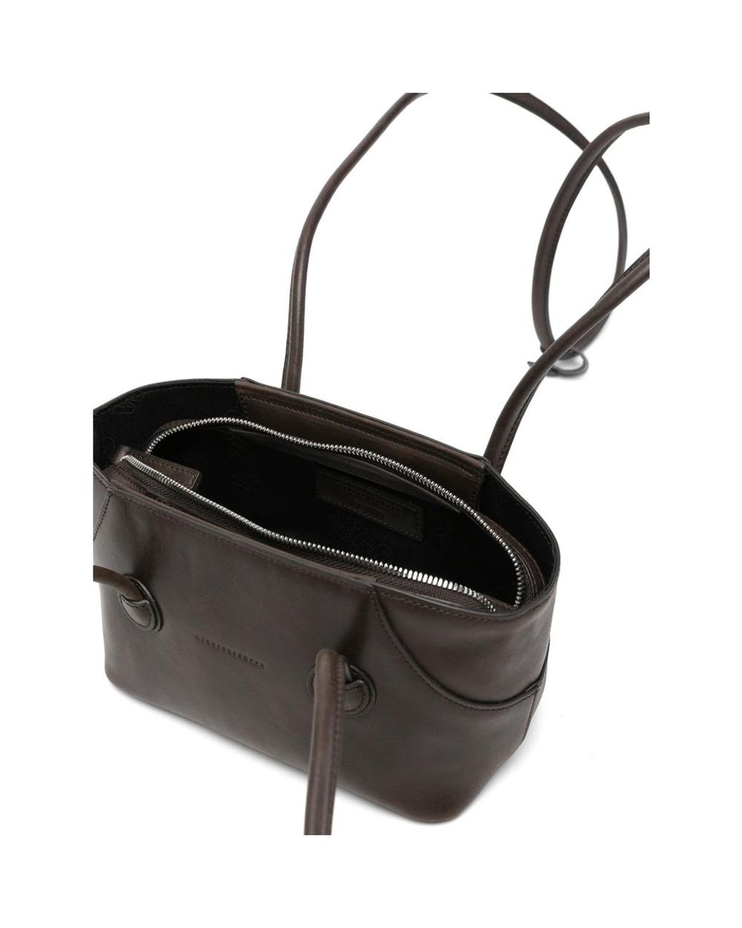 MARGE SHERWOOD Black Leather Crossbody Bag