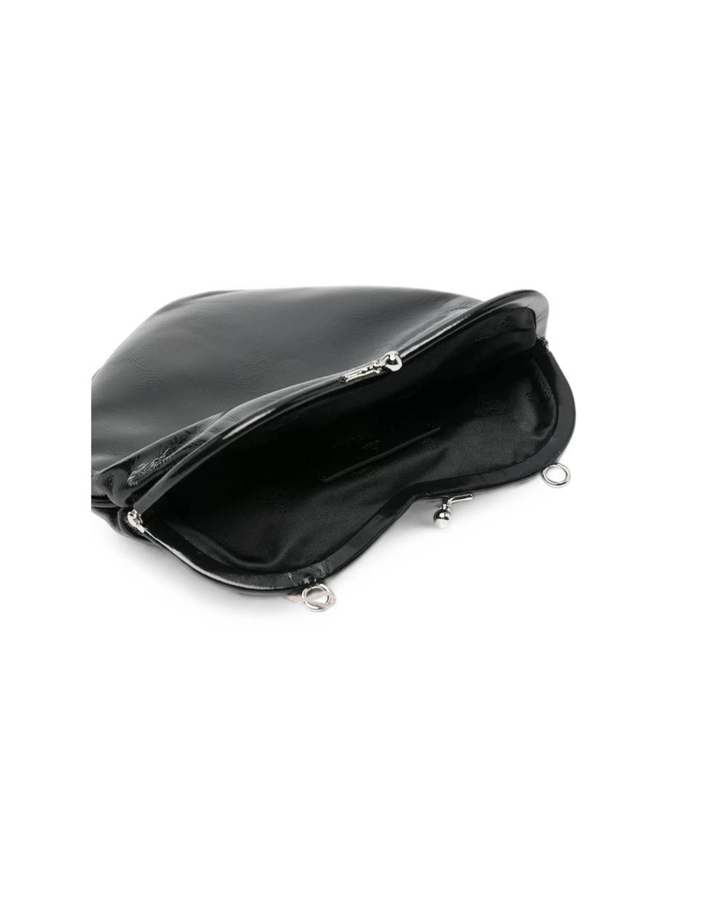 Vivienne Westwood Black Belle Heart Orb-Detail Tote Bag