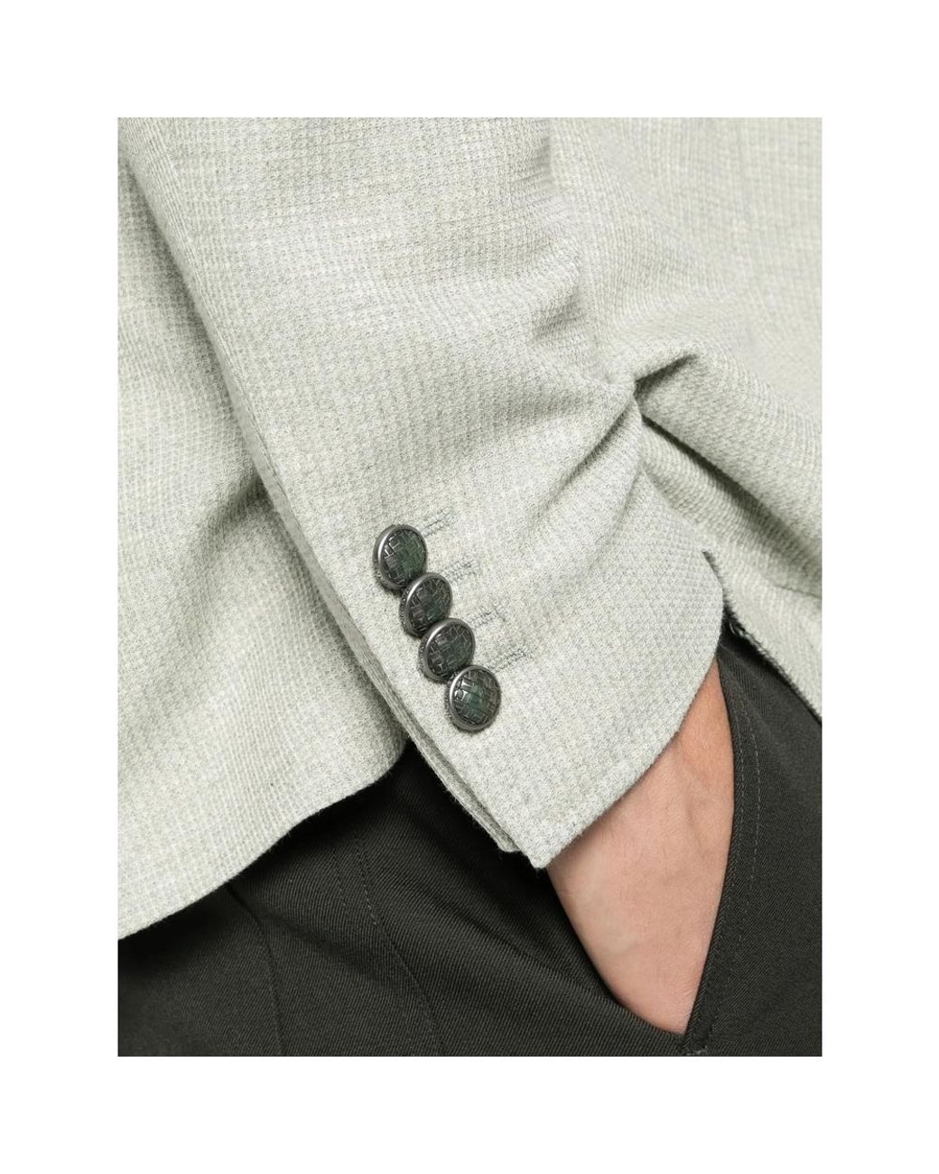 Tagliatore White Jackets Green for men