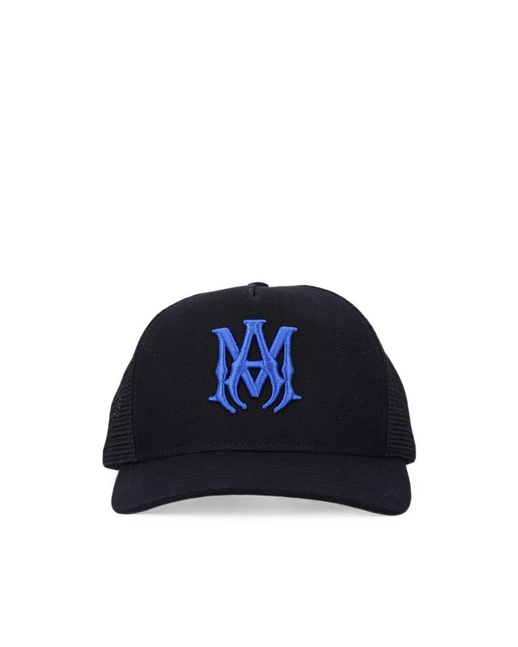 Amiri Blue Ma Logo Trucker Hat for men