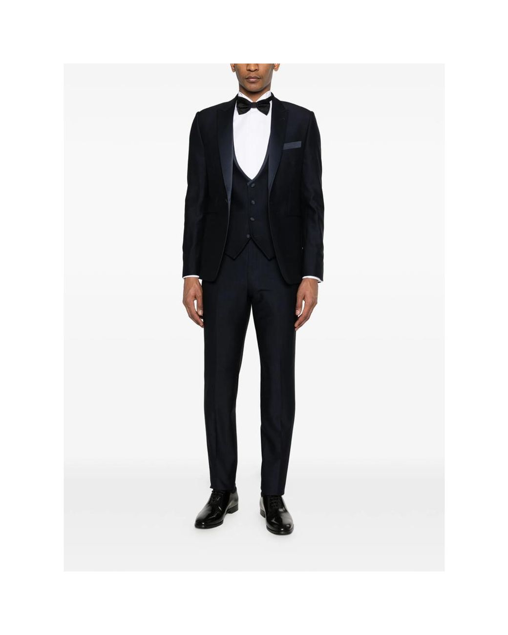 Reveres 1949 Blue Shawl-Collar Suit for men
