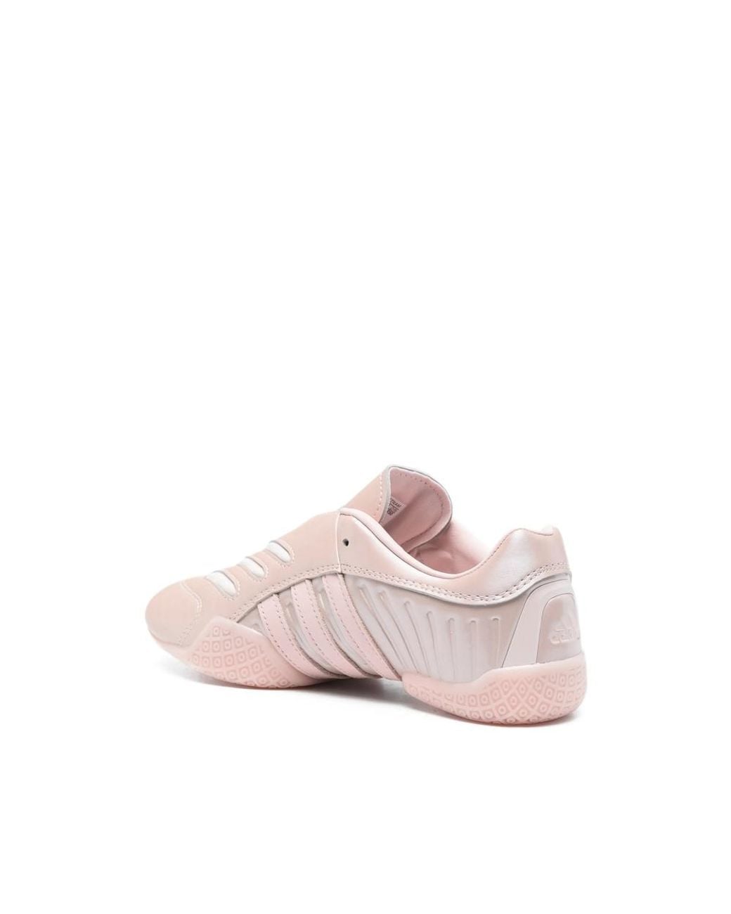 Adidas Pink Sneakers Calf Leather