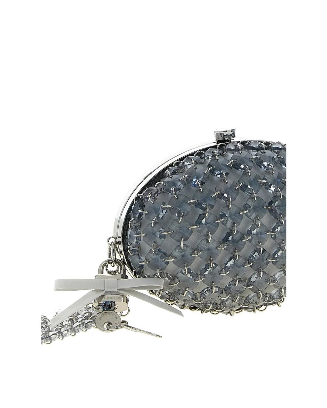 Self-Portrait Gray Clutch Bags
