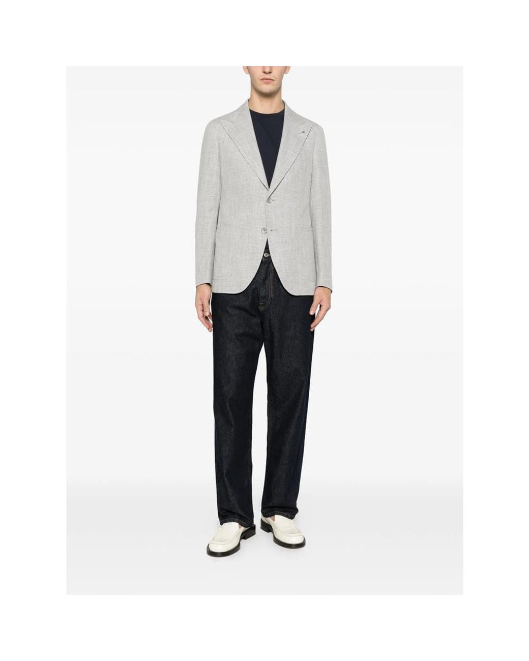 Tagliatore Gray Jacket for men