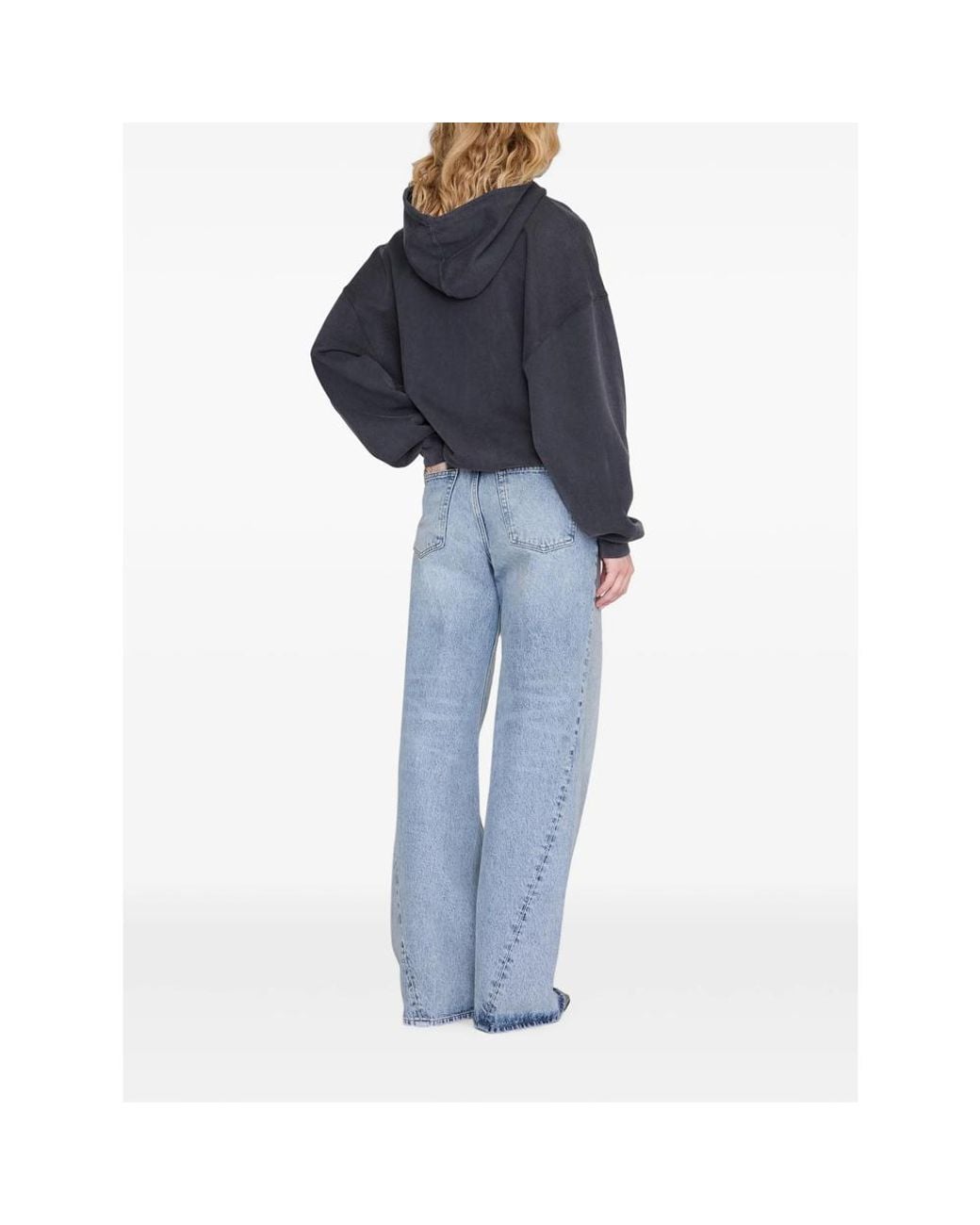 Anine Bing Blue Harvey Hoodie