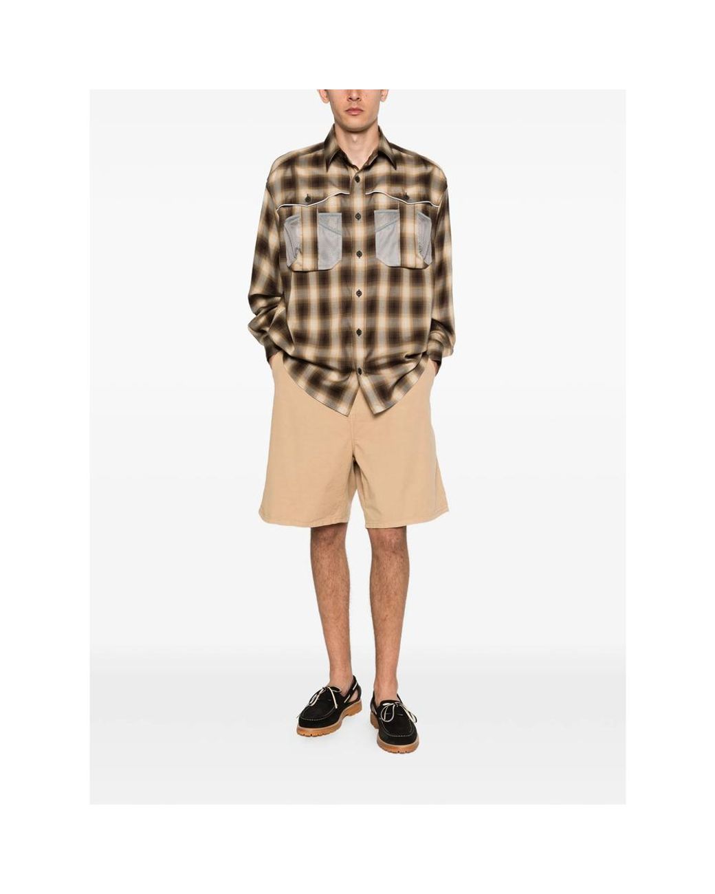 Carhartt Natural Bermuda Shorts Cotton for men