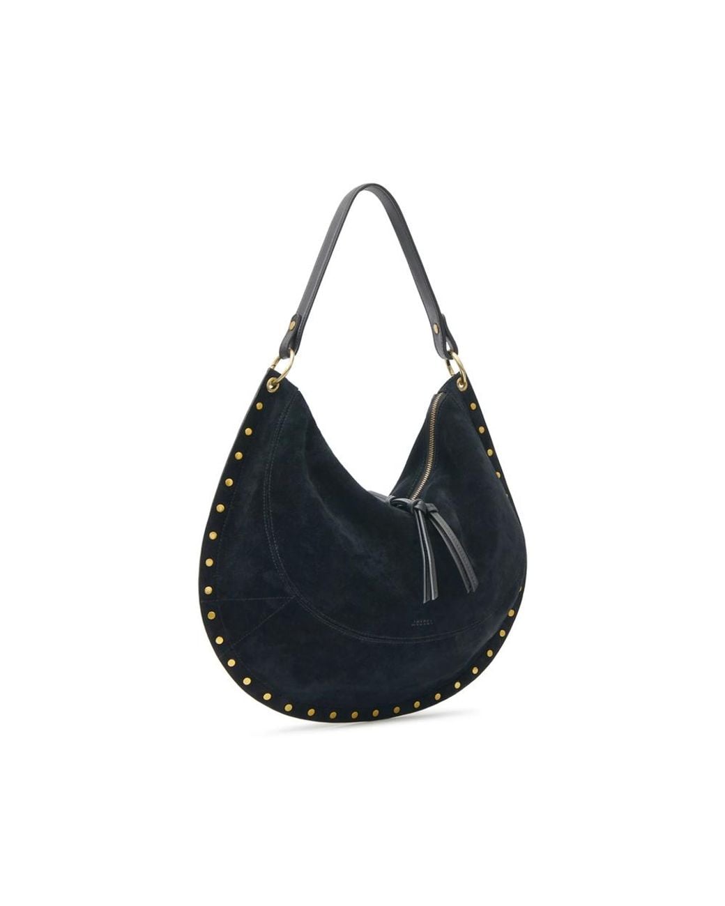 Isabel Marant Black Large Oskan Soft Suede Bag