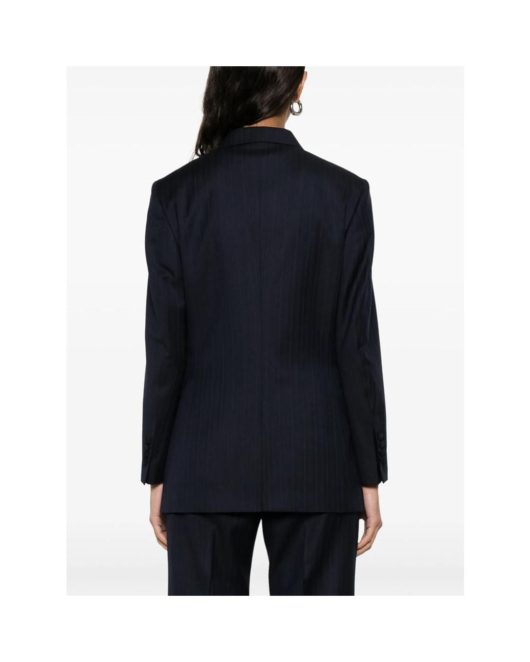 Eraldo Blue Pinstriped Blazer