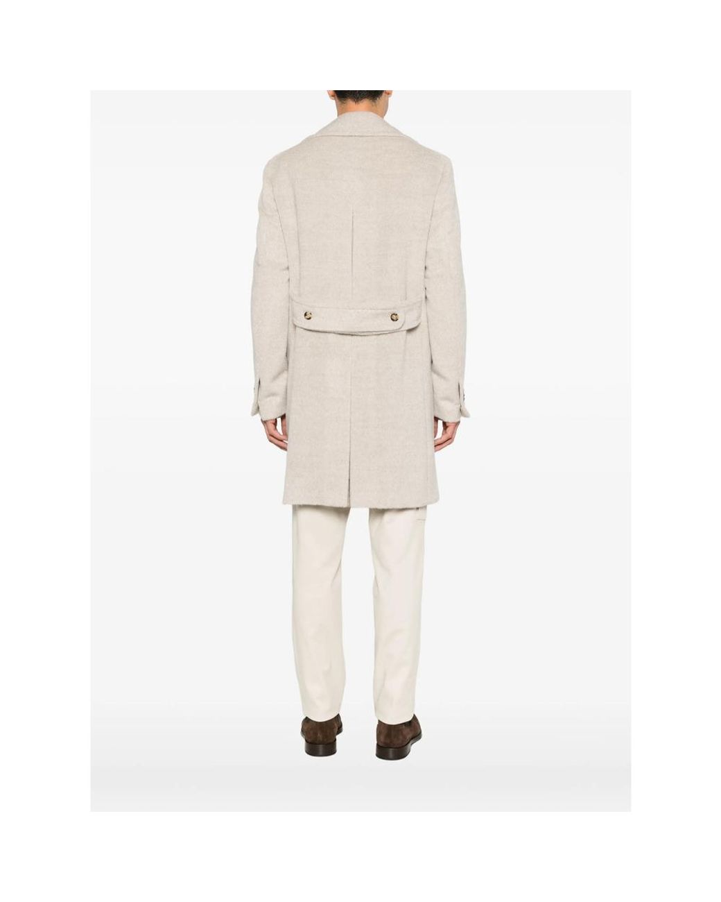 Isaia Natural Neutrals Coats for men