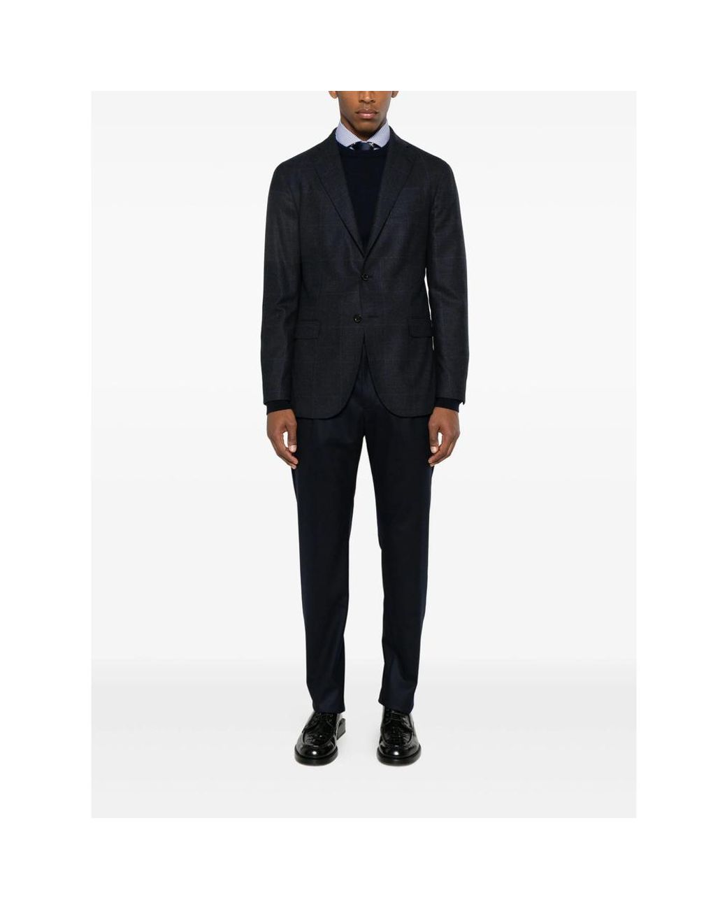 Eraldo Black Crew-Neck Sweater for men