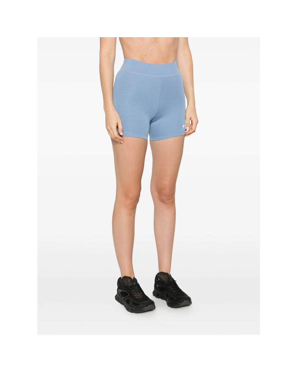 Nike Blue Logo-Print Performance Shorts