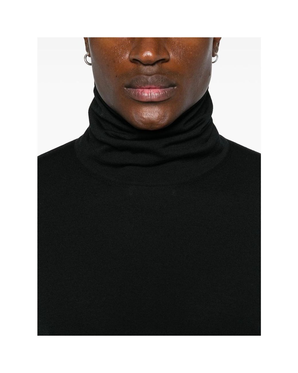 GOES BOTANICAL Black Dolcevita Sweater for men