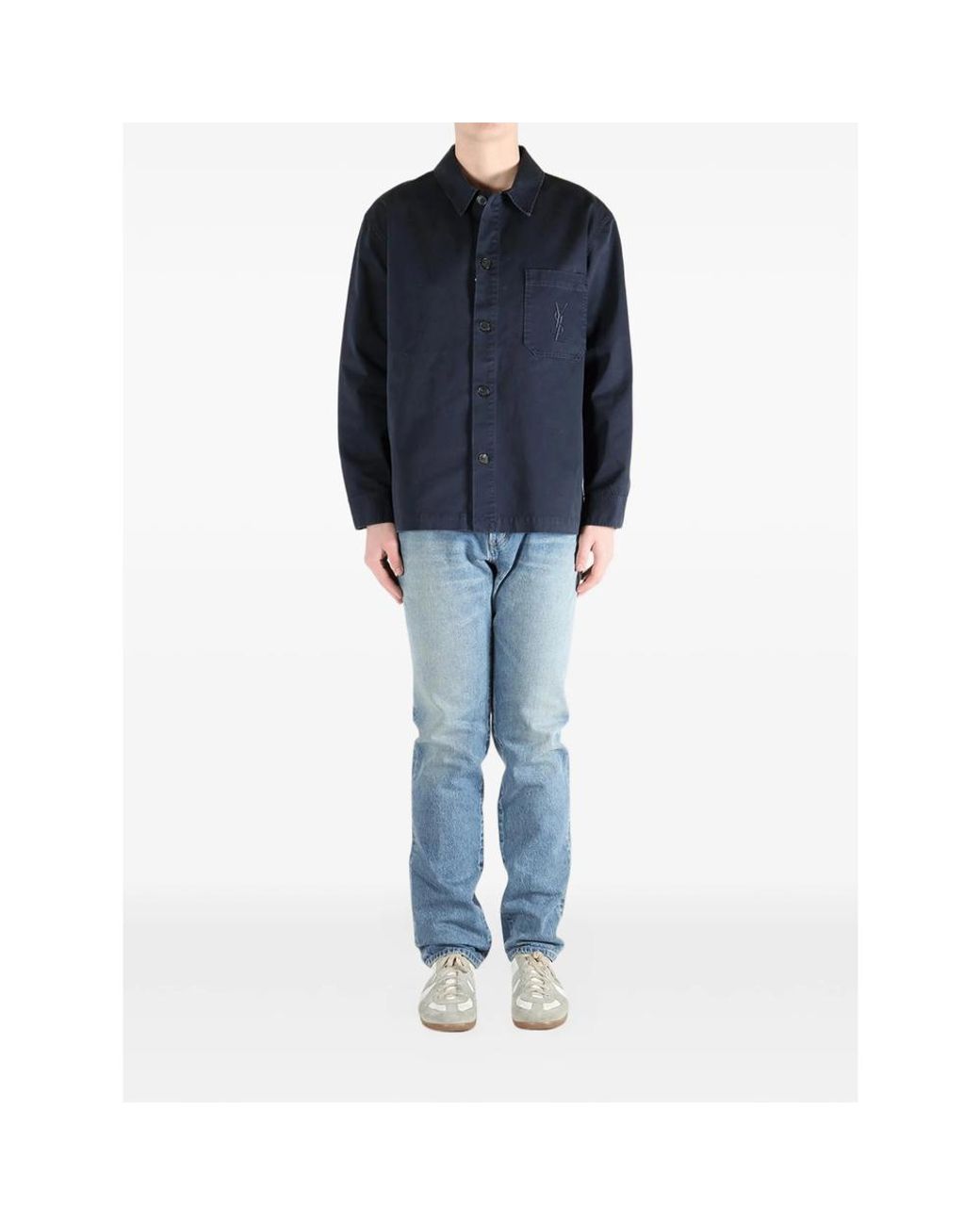 Saint Laurent Blue Jackets for men